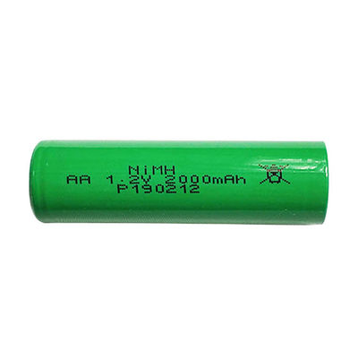 주문 1.2v 2000mah Aa 니켈 재충전 배터리 NiMH 리?? 배터리 online manufacture