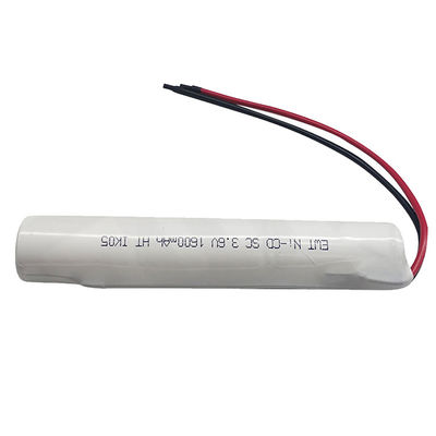 주문 니켈 SC Nicd 배터리 3.6v 1600mah 재충전 배터리 팩 온라인 제품