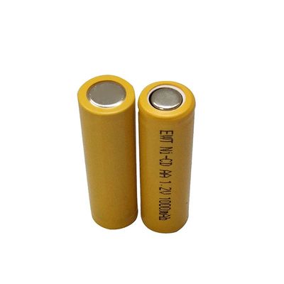 주문 사용자 정의 니켈 카드미엄 배터리 1300mAh NiCd 재충전 배터리 팩 온라인 제품