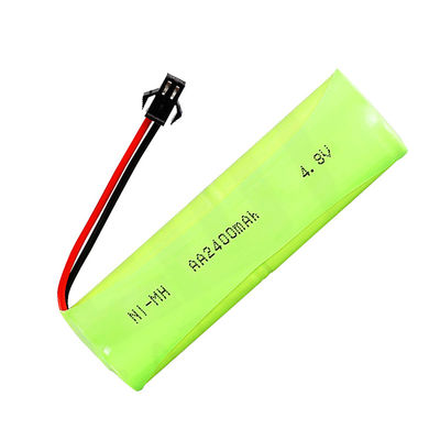주문 NIMH 니켈 금속 하이드 배터리 AA 크기 4.8v 배터리 팩 2400mah 온라인 제조