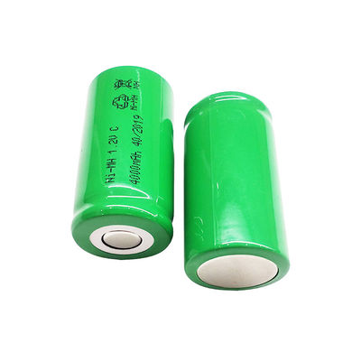 주문 C 사이즈 Ni-Mh 배터리 셀 3000mAh Ni-Mh 1.2v 4000mah 배터리 팩 online manufacture