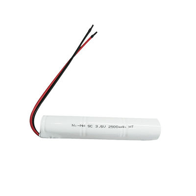 주문 사용자 정의 니켈 재충전 배터리 3.6v 2500mah 배터리 online manufacture