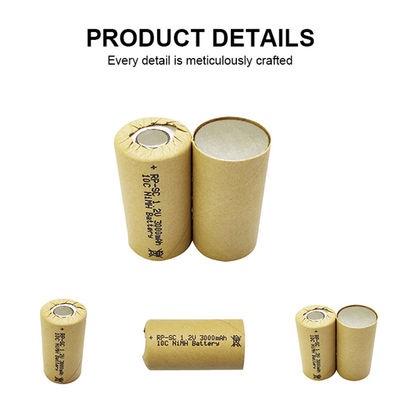 주문 전력 도구 니켈 재충전 배터리 높은 방출 1.2V 3000mah Nimh 배터리 online manufacture
