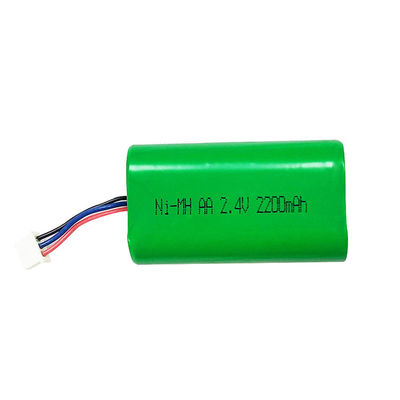 주문 사용자 지정 니켈 재충전 배터리 2200mAh 2.4v Nimh 배터리 팩 RoHS 온라인 제조