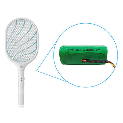 주문 저장 Aaa NiMh 재충전 배터리 3.6v 800mah NiMh 배터리 팩 온라인 제조