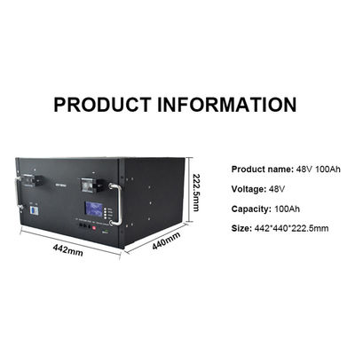 주문 맞춤형 48V 리?? 철화강 배터리 안오드 100Ah LFP 배터리 online manufacture