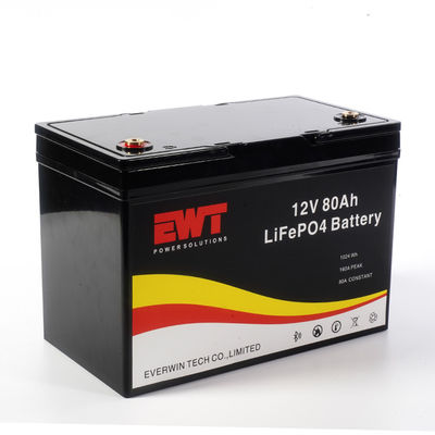 주문 골프 카트 저장 12V 리?? 이온 LiFePO4 배터리 팩 12.8V 80Ah 전기 차량용 리?? 철화강 배터리 온라인 제조
