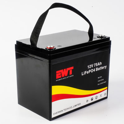 주문 골프 카트 저장 12V 리?? LiFePO4 LFP 배터리 팩 12.8V 75Ah 리?? 철화강 교체 배터리 online manufacture