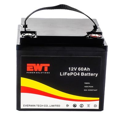 주문 BMS 리?? 이온 배터리 팩 12V 60AH Lifepo4 배터리 팩 온라인 제조