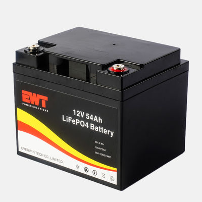 주문 상업용 LiFePO4 저장 배터리 12.8V 54Ah 리?? 배터리 온라인 제조