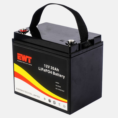주문 태양 에너지 시스템 12V 35Ah 리?? 철화강 배터리 12.8V LiFePO4 LFP 리?? 배터리 팩과 BMS 온라인 제조