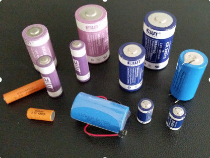 주문 3.6V 리?? 티오닐 클로라이드 배터리 2600mAh 용량 온라인 제조