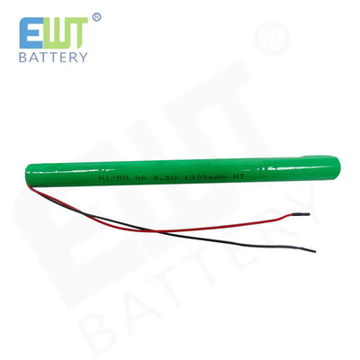 주문 높은 에너지 밀도 NiMH AA 4.8V 1300mAh NiMH 배터리 온라인 제조