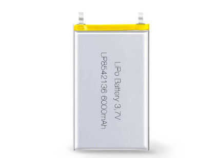주문 LP8542136 3.7V 6000mAh 폴리머 리타이온 재충전 셀 3.7V 전압 애플리케이션 OEM 및 ODM 지원 온라인 제조