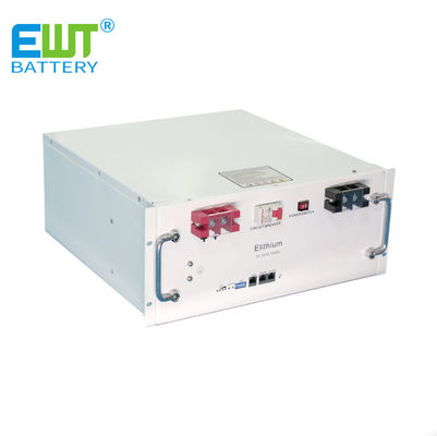주문 랙마운트 태양광 PV 가정 에너지 저장 배터리 48V 리?? 철화강 배터리 팩 -20C ~ 60C 운영 범위 온라인 제조