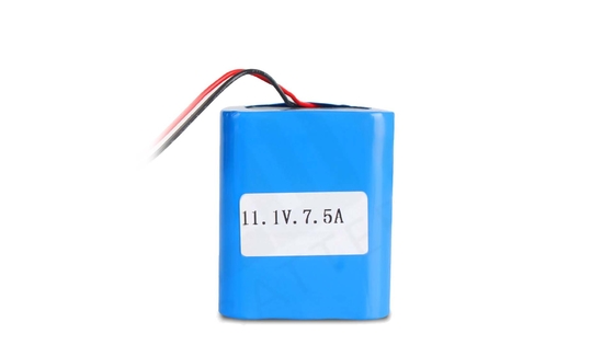 주문 고용량 리튬 이온 배터리 팩 18650 11.1V 7500mAh 전원 공급 장치 및 인버터 시스템용 충전식 온라인 제조