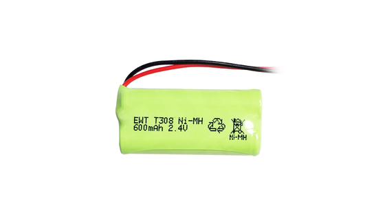 주문 NI-MH 2.4V 600MAH 밀폐형 NiMH 배터리 재충전 가능 메모리 효과 없음 장기적인 성능 온라인 제조