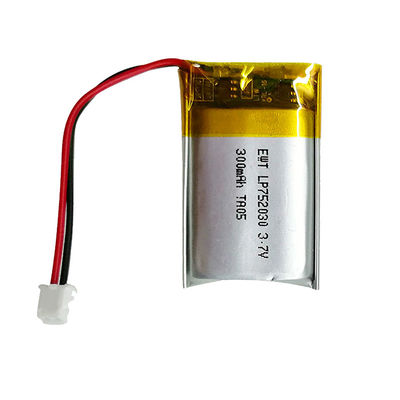 752030 미니 리포 배터리 3.7v 300mah 리 폴리머 배터리 팩