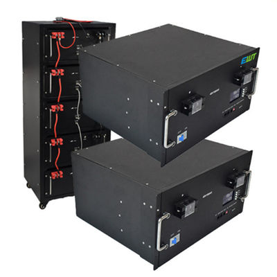 산업용 안정형 케이스 5U 48V 100AH 리?? 철화강 배터리 팩 블랙 방수 및 먼지
