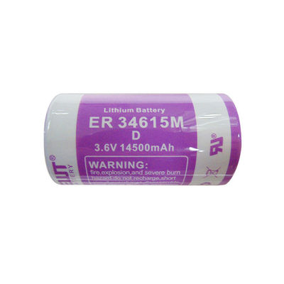 고속 리?? 티오닐 클로라이드 배터리 실린더 3.6V 리?? 배터리 셀 ER34615M