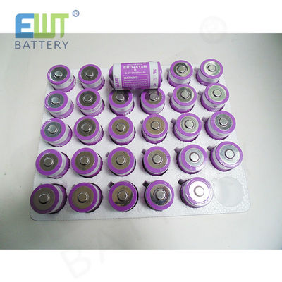 고속 리?? 티오닐 클로라이드 배터리 실린더 3.6V 리?? 배터리 셀 ER34615M