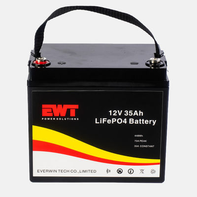 자동차 12V LiFePO4 LFP 리?? 배터리 팩 RV EV 시스템용 12.8V 35Ah 리?? 철화강 배터리