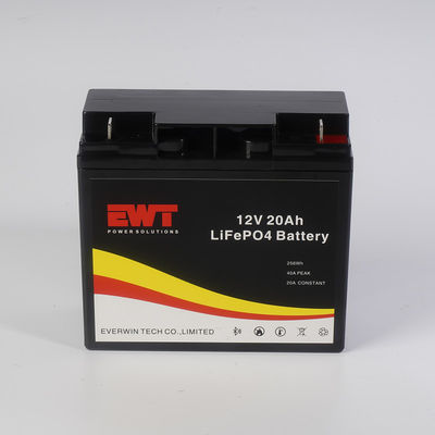 EWT 12.8V 20Ah Lifepo4 모터 배터리 팩 공급