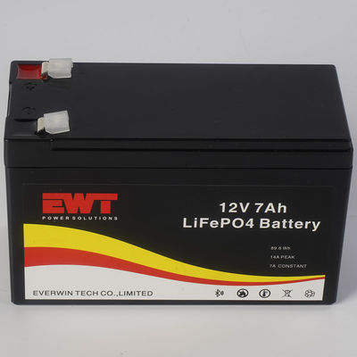 장수 12V 7AH VRLA Lifepo4 깊은 사이클 리?? 철화강 배터리 팩