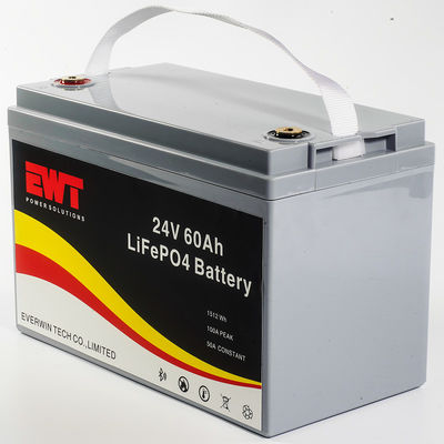 EWT 24V 60AH 라이프포4 배터리 팩 전기 오토바이 팩