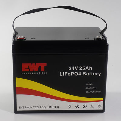 재충전 가능한 LifePo4 배터리 팩 24V 25AH UPS 배터리
