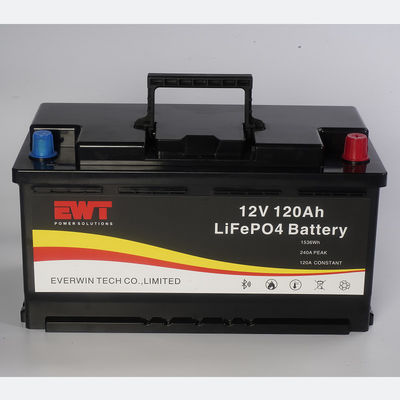 12V 120AH LFP 배터리 팩 RV 인버터 전원 공급에 오래 지속