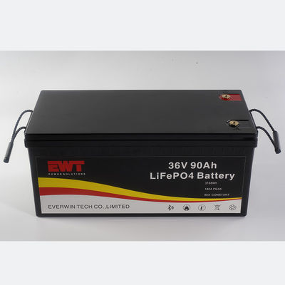 36V 90AH LifePo4 배터리 팩 OEM 서비스 판매 저장 습도 65±20% RH 높은 안전