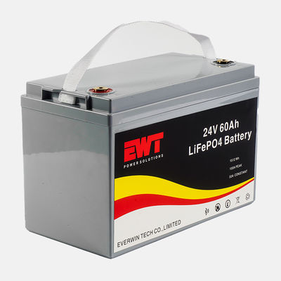 24V 60Ah LiFePO4 전기 보트 배터리 30A 배charge 640Wh 출력 전력 -20°C ~ 45°C
