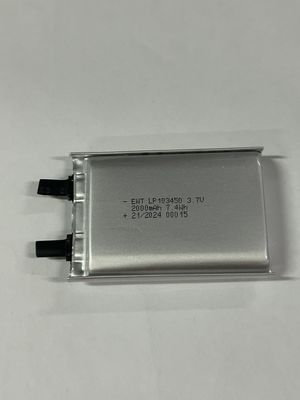 3.7V 명소전압 은 얇은 필름 배터리 다양한 응용 용도의 전원