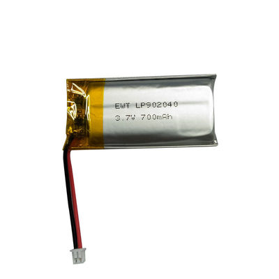 LP902040 3.7V 700MAH 프리즘 폴리머 리?? 배터리 사용자 정의 및 지원 공장 OEM/ODM