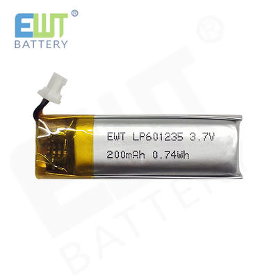 작은 폴리머 리온 충전전지 LP601235 3.7V 200mAh