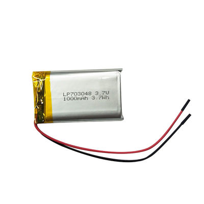 LP703048 3.7V 1000mAh 리?? 폴리머 재충전 배터리