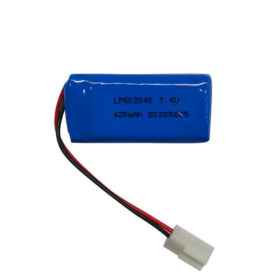 맞춤형 커넥터 타입 리?? 폴리머 배터리 1A 최대 충전 전류 온도 범위 -20C -60C