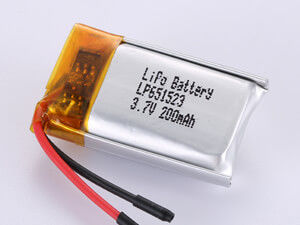 LP651523 3.7V 200MAH 프리즘 폴리머 리?? 이온 재충전 셀 형태와 기능의 완벽한 조합