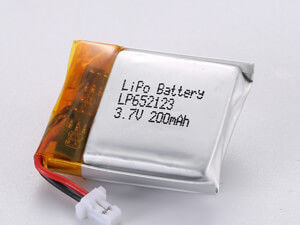 LP652123 3.7V 200MAH 실버 리?? 폴리머 배터리 비즈니스 유형 안전 기능 과부하 보호 및 색상