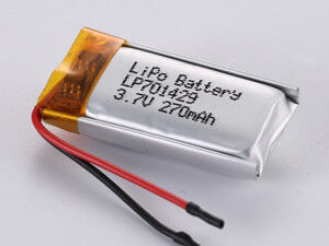 고 용량 리포 팩 LP701429 3.7V 270MAH 리딩에서 RC 자동차를 위한 궁극적인 업그레이드