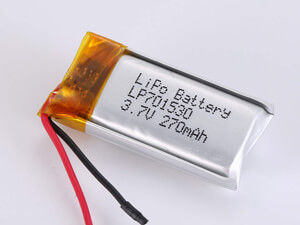 LP701530 3.7V 270MAH 리?? 폴리머 배터리 PCM 및 단회로 보호