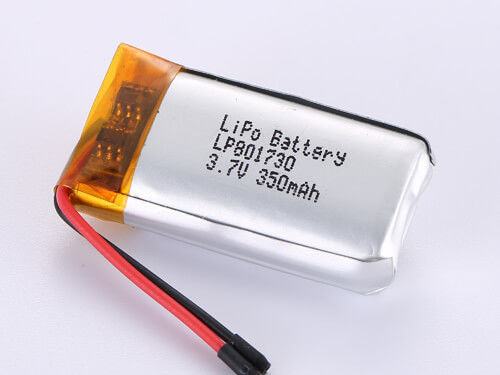 LP801730 3.7V 350MAH 리포 배터리 모든 응용 프로그램에 내구성 있고 온도 저항성