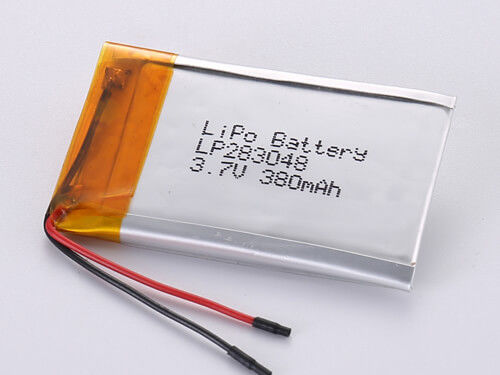 LP283048 3.7V 380MAH A등급 재충전 가능한 리?? 폴리머 배터리 -20 ~ 45도