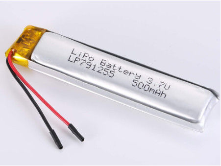 LP791255 500MAH JST/대용량 및 장기적인 전력 솔루션을 위한 맞춤형 리?? 폴리머 배터리