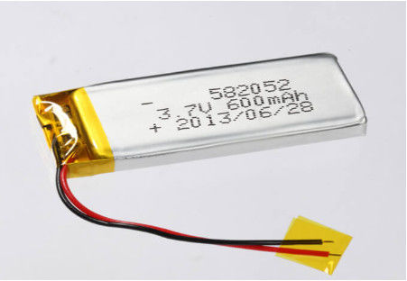 3.7V 600MAH CC/CV 충전 방법 프리스마틱 리오온 배터리 제조업체 582052 리?? 폴리머 배터리 은