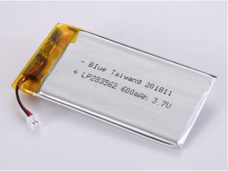 산업용 PCB 보호 장치로 장시간 사용 가능한 3.7V 600MAH 리?? 폴리머 재충전 배터리