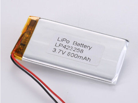 LP423258 3.7V 800MAH 화학 성분 산업용 리?? 폴리머 배터리 리?? 이온 재충전 전지