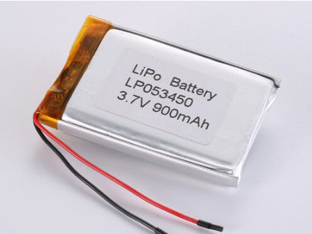 LP053450 3.7V 900MAH 리온 이온 배터리 제조업체 화학 성분 리?? 폴리머 고 용량 리포 팩 방하 온도 -20°C ~ 60°C