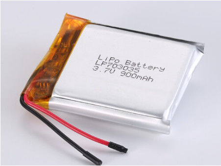 LP703035 3.7V 900MAH 리?? 폴리머 배터리 보호 회로 및 방출 온도 -20°C ~ 60°C